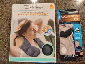 lot 117 image: NeckShoulder Wrap & Compression Elbow Sleeve