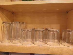 lot 131 image: Clear Glassware  Two Sizes