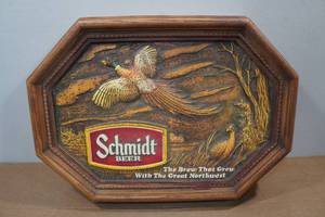 lot 20 image: Schmidt Beer Wall Sign