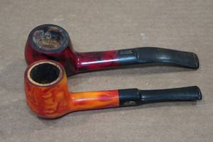 lot 58 image: 2 Vintage Tobacco Pipes - Hilson Fantasia, Weber
