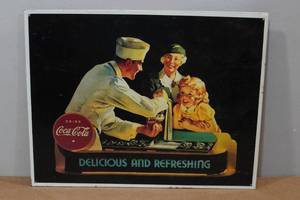 lot 68 image: Vintage Metal Coca-Cola Sign