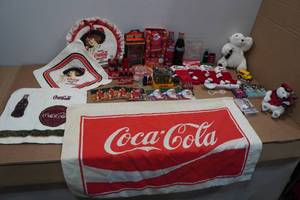 lot 75 image: Large Assortment of Coca-Cola Collectibles