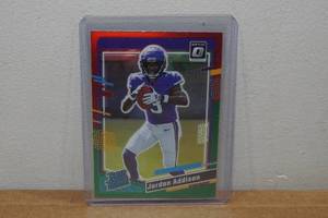 lot 109 image: 2023 Donruss Optic Jordan Addison Rookie Football Card