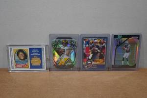 lot 116 image: Football Cards - Bubba Smith, Rodgers, Brady, Darnold