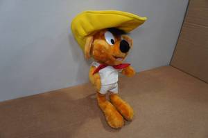 lot 141 image: Vintage Looney Tunes Speedy Gonzales Plush Toy
