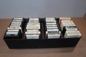 lot 163 image: 36 Vintage Willie Nelson 8-Tracks