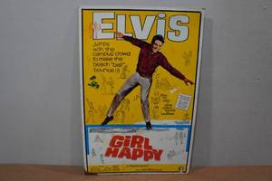 lot 195 image: Raised Metal Elvis Sign