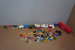 lot 242 image: Assorted Micro Machines Vehicles and Accessories