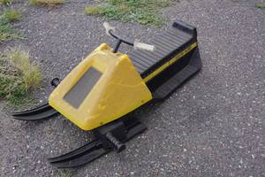 lot 23D image: Vintage Coleco Sno-Jet Mobile Snowmobile Ride-On Toy