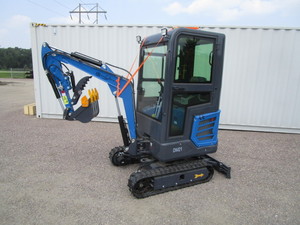 lot 113 image: CFG Industrial DM21 Excavator wKubota Diesel, Enclosed Cab, Side Swing Boom, Hydraulic Thumb