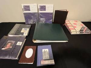 lot 25 image: Collection of Unused Photo Albums and Scrapbooks Assorted Styles