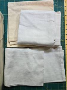 lot 59 image: Collection of Flour Sack Towels Including Embroidered and Plain Styles