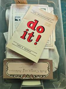 lot 63 image: Collection of Handmade Craft Molds and Booklets with Do It Book