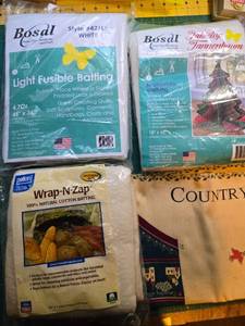 lot 86 image: Collection of Quilting Batting, Insulating Liners and Fabric Panels
