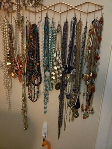 lot 163 image: Large Assorted Costume Jewelry Necklace Collection