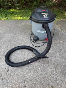 lot 201 image: Shop-Vac Quiet Plus Series 12-Gallon WetDry Vacuum 5.0 HP