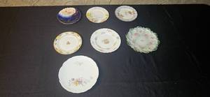 lot 272 image: Set of Vintage Decorative Bone China Plates, Mixed Makers Inc Paragon, Bavaria & Nippon