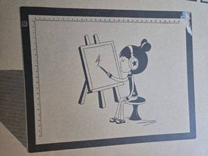 lot 382A image: AGPTEK A3 LED Light Box Drawing Board with Power Adapter