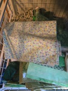 lot 429 image: Collection of Assorted Green and Yellow Quilting Fabric Pieces