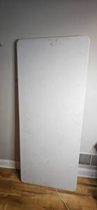 lot 460 image: Lifetime Folding Plastic Table with Metal Frame