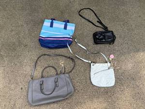 lot 507 image: Collection of Handbags and Crossbody Bags including Perlina and Striped Tote