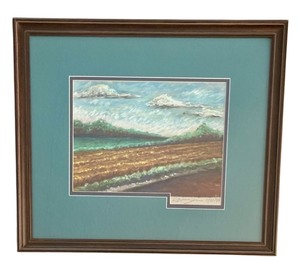 lot 36 image: Framed Original Landscape Artwork Signed and Dated