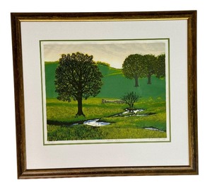 lot 27 image: Framed Limited Edition Print Spring Tree by Carl Homstad