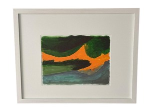 lot 30 image: Framed Patrick Grace Artwork Depicting Trempealeau Mountain