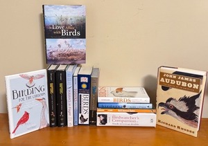 lot 196 image: Collection of 12 Birdwatching and Ornithology Books Including Audubon, Raptors, and Field Guides