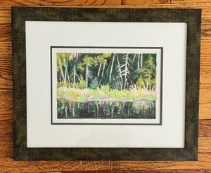 lot 213 image: Framed Don Luce Original Pastel Artwork