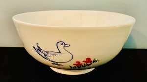 lot 416 image: Appalachian Duck Motif Mixing Bowl 3.5 x 8 in