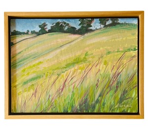 lot 346 image: Framed Landscape Painting Signed by Artist, Dan Luce