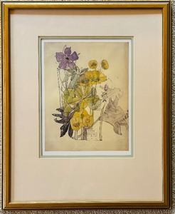lot 318 image: Floral Framed Art