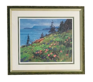 lot 60 image: Christopher Gore Signed Limited Edition Print Summer Roses with Art Book
