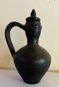 lot 59 image: Handcrafted Ceramic Pitcher with Lid