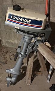 lot 50R image: Evinrude 2 HP Outboard Motor Model EZRCTD
