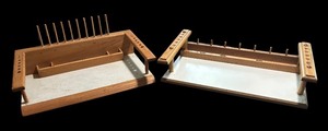 lot 125R image: Pair of Wooden Fly Tying Benches