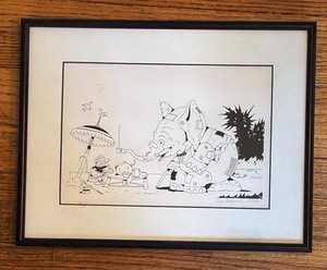 lot 226 image: Original Ink Drawing by Abbie Anderson