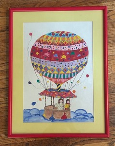 lot 228 image: Amy P. Anderson Hot Air Balloon Print