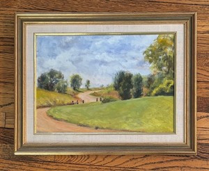 lot 233 image: Landscape Oil Painting on Canvas