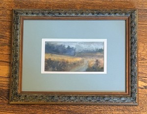 lot 281 image: Framed Landscape Print with Ornate Frame