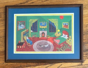 lot 299 image: Framed Goodnight Moon Print by Clement Hurd