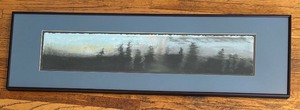 lot 327 image: Perry Ingli Original Pastel Over Grasses Landscape Artwork