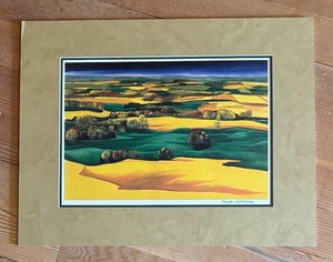 lot 383 image: Douglas A. Eckleman Unframed Landscape Print