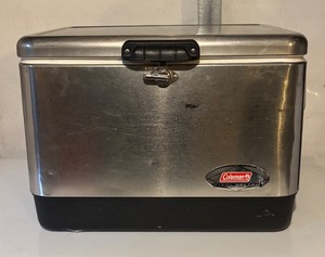 lot 398 image: Coleman Stainless Steel Cooler