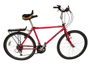 lot 434 image: Vintage Trek Single Track 970 Bicycle with Rear Rack