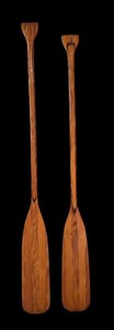lot 439 image: Pair of Vintage Wooden Oars