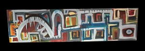 lot 456 image: Original Abstract Painting on Canvas