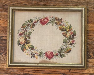 lot 50 image: Vintage Framed Embroidery