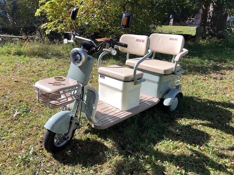 lot 2140 image: 2025 SDLANCH Electric Tricycle Mini Golf Cart (IRGC40) - Grey